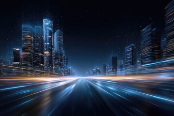 night traffic in hong kong