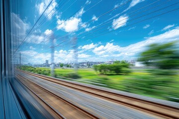 train on railway