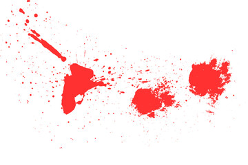 Abstract Red Ink Splatter: High-Resolution Graphic Design Element for Dramatic, Intense Visuals.