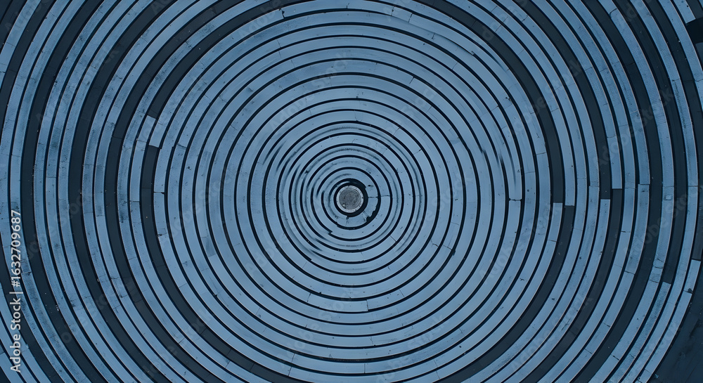Poster concentric circular pattern creates an interesting abstract background texture