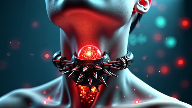 Thyroid gland, hormone production, gland health. Endocrine balance. Thyroid regulates metabolic rate. Hormone secretion impacts energy levels. Gland dysfunction causes health issues.