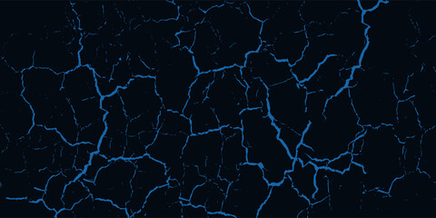 Lightning in the night sky