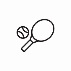 tennis sports icon sign vector