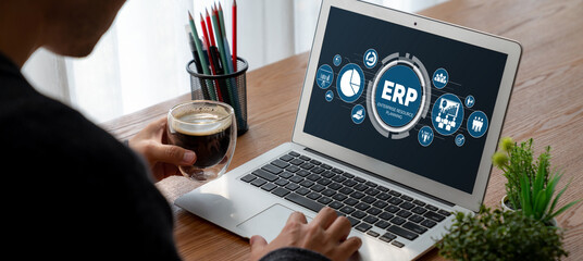 ERP enterprise resource planning software for modish business to plan the marketing strategy