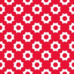 seamless pattern with red ornament