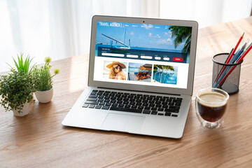 Online travel agency website for modish search and travel planning offers deal and package for...