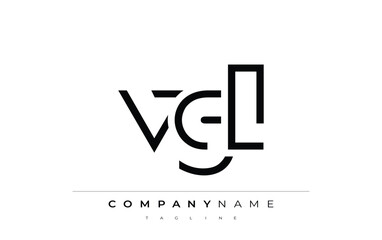VGL abstract letter design. Modern Business Logo Design With Abstract Typography and Contemporary Style
