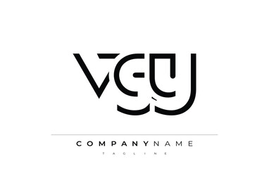VGY abstract letter design. Modern Business Logo Design With Abstract Typography and Contemporary Style