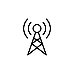 Antenna icon vector. Network icon. Connection icon.
