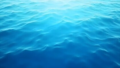 Obraz premium Blue Tones Water Waves Surface as Background.