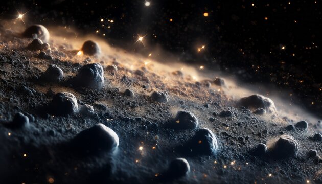 interstellar dust microscopic solid par