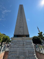 The Obelisk of Theodosius (Dikilitaş). Hippodrome of Constantinople. Istanbul, Turkey. 19 July...