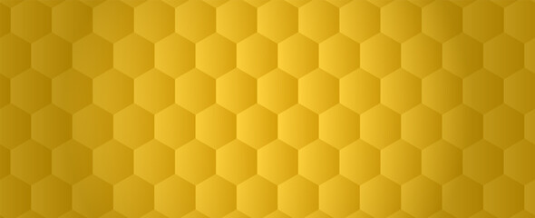 modern abstract background with a 3D hexagonal pattern in shades of yellow. The geometric texture creates depth and a futuristic look, perfect for design, technology, and digital projects.