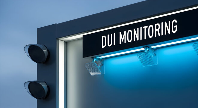 Elegant Drinking Driving Impairment Monitoring Equipment Modern Minimalist Design
