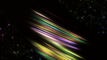 Retro abstract background with shiny metallic shape on dark background