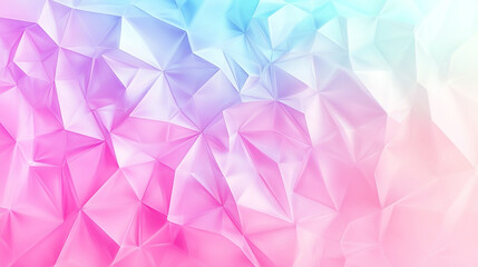 Abstract geometric background with pink and blue gradient colors