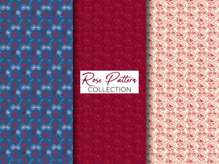 Seasonal hues and a variety of foliage and plants make up this autumnal seamless pattern design.