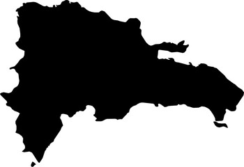 Dominican Rep map (Mercator projection)