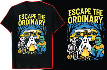 Halloween T-Shirt Design, Spooky Ghost Shirt for October 31st, Haunted House Costume Tee, Trick or Treat Outfit, Scary Face Art for Party Wear