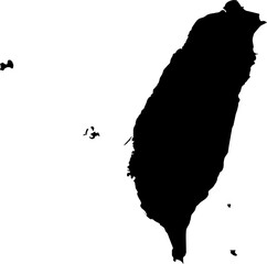 Taiwan map (Mercator projection)