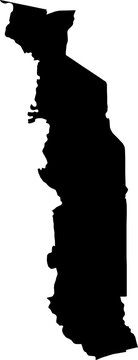 Togo map (Mercator projection)