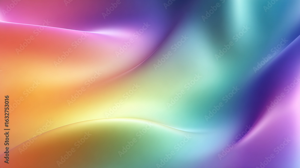 Poster color gradient background with smooth transitions and glossy shine