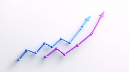Upward Trending Growth Chart