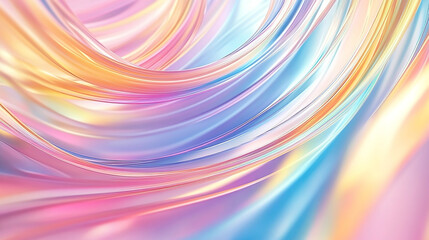 Obraz premium Abstract swirls of pastel colors creating a dreamy atmosphere