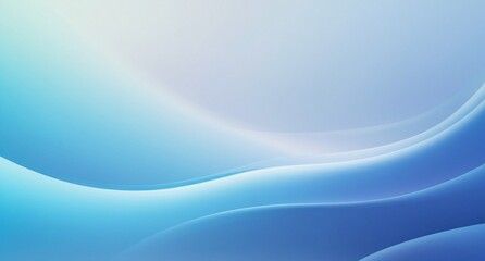 Fototapeta premium Blue white abstract grainy textured background, smooth color flow, noise texture effect, copy space