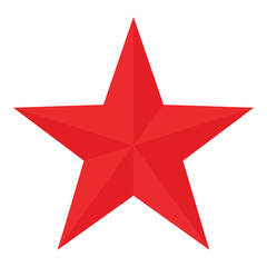 Obraz premium Red christmas star design element