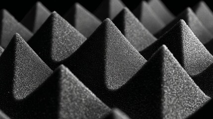 Fine sand arranged on a black speaker cone, forming a precise geometric pattern in response to low-frequency bass vibration.