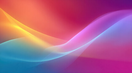 Fototapeta premium Minimal abstract gradient background with soft flowing lines