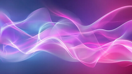 Colorful abstract waves flowing across a gradient background, creating a vibrant atmosphere