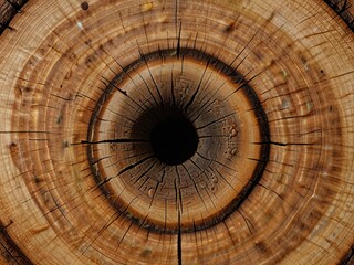 Naklejka premium Tree cut texture 