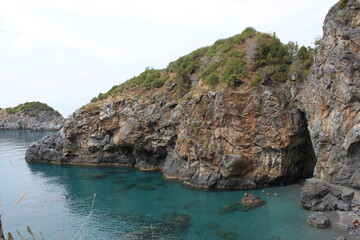Naklejka premium the coast of Calabria, Italy 