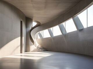 staircase in the modern building