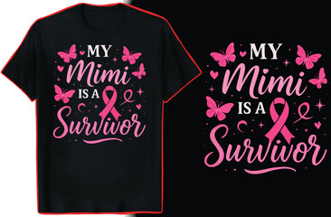 Breast Cancer Awareness T-Shirt Design, In October We Wear Pink Shirt, Pink Ribbon Graphic Tee for Women, Support Fighter Survivor Quote Shirt