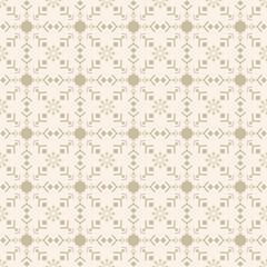 seamless pattern with geometric flowers abstract background graphic design print