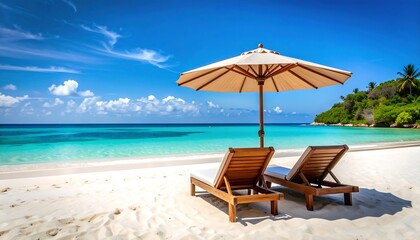 Fototapeta premium Tropical beach paradise