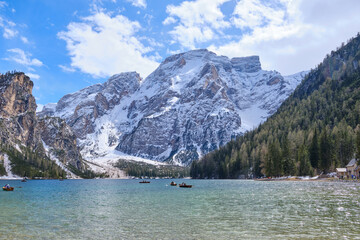 March  View Braies Lake