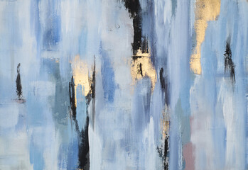 Abstract multicolor painting wtih grunge texture on canvas. Artwork mix brush stroke, splash color and oil, acrylic paint element. Modern contemporary art  for wallpaper background
