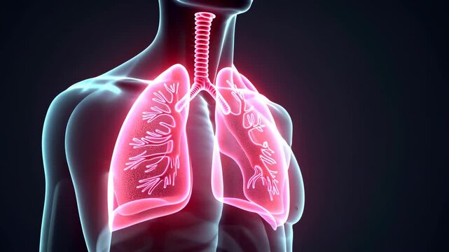 Lungs, respiratory health, airway anatomy. Pulmonary function. Bronchi expand during deep inhalation. Alveolar gas exchange enhances breathing. Pulmonary artery supplies blood efficiently.