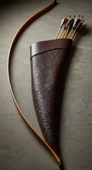 Archery quiver and bow