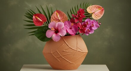 Colorful floral arrangement