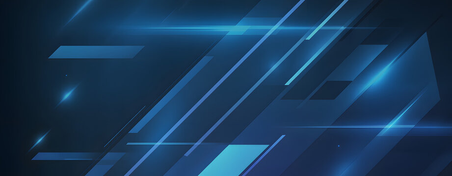 Abstract technology background: Dynamic geometric shapes and a vibrant color palette come together to create a visual representation of progress and innovation - Powered by Adobe