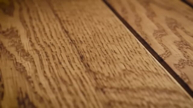 Close-up of light brown wooden planks with visible wood grain