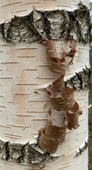 Birch bark texture