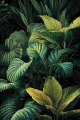 Lush tropical foliage close-up (2)