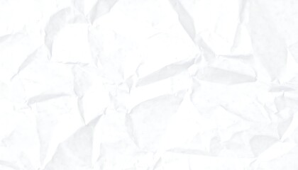 Obraz premium Crinkled white paper texture