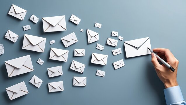 Email marketing campaign strategy send newsletter direct mail communication design